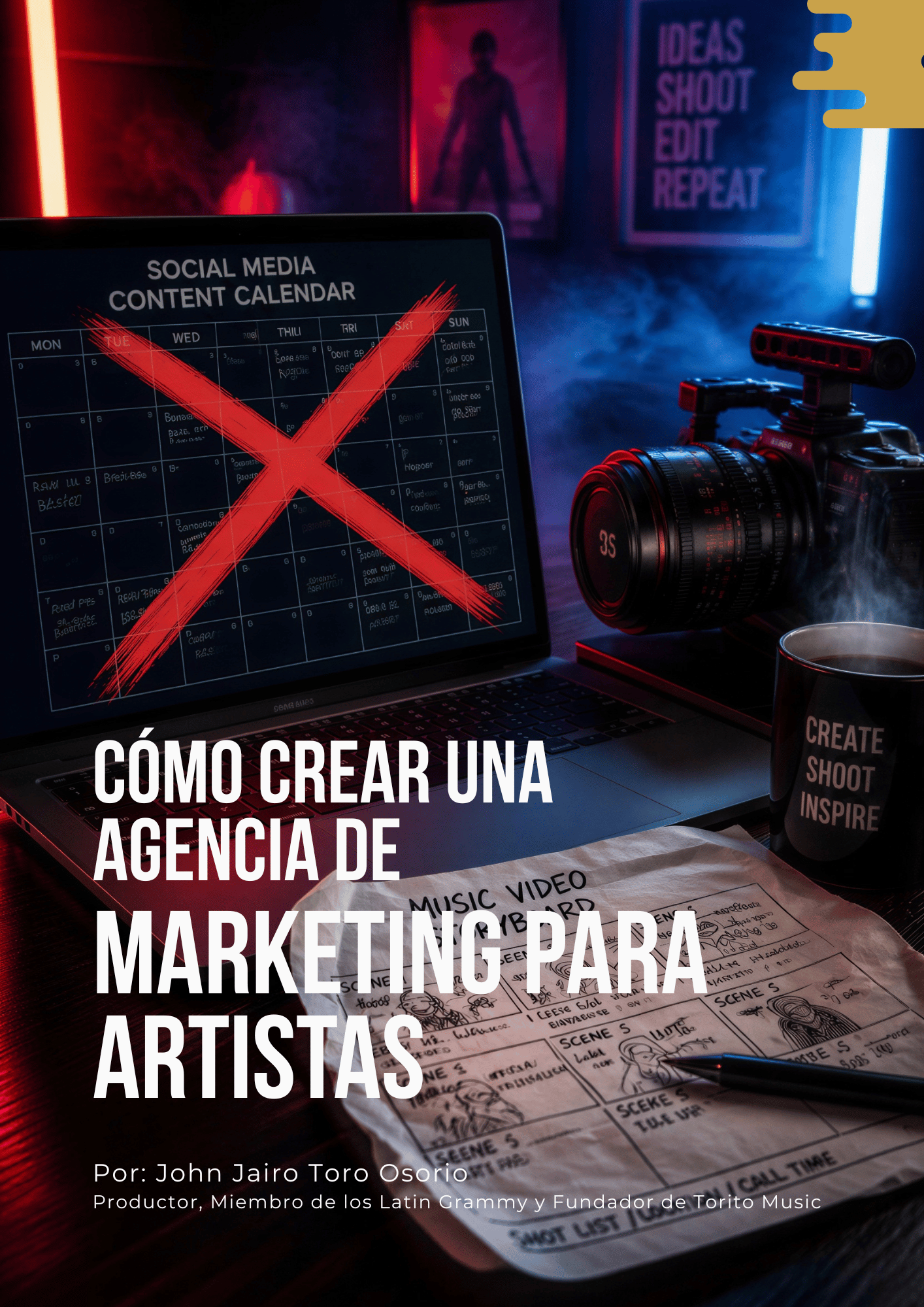 Portada del manual Cómo Crear una Agencia de Marketing para Artistas